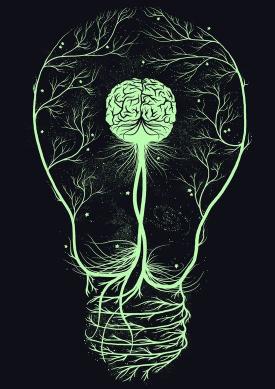 Brain Bulb Idea