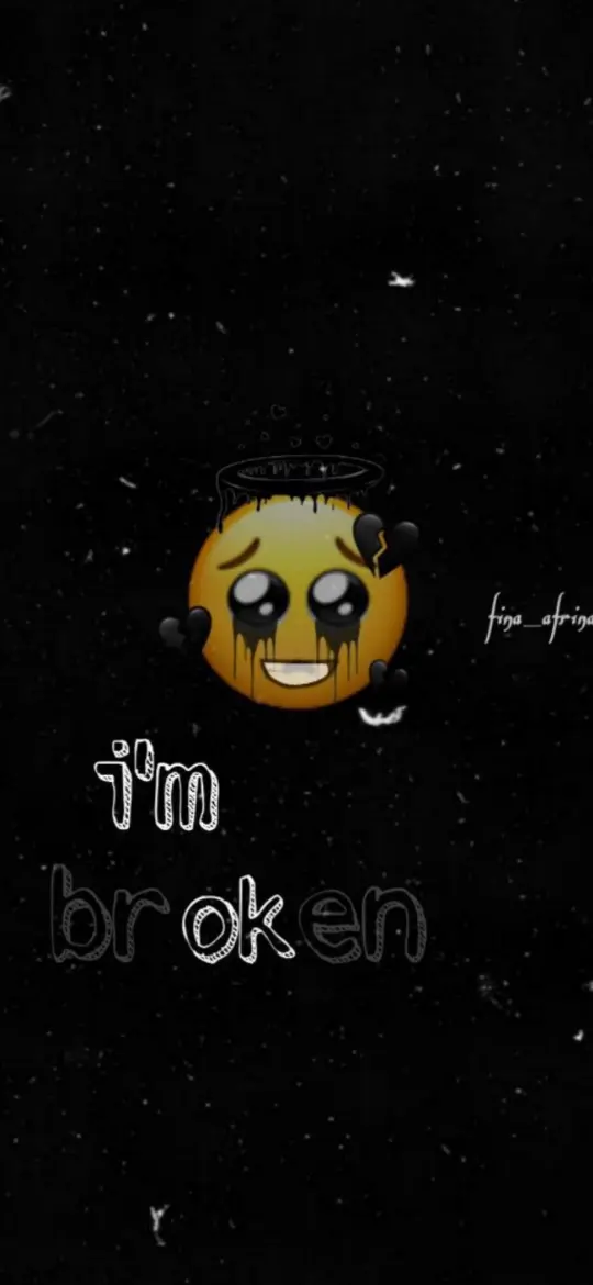 Broken Emoji Sadness