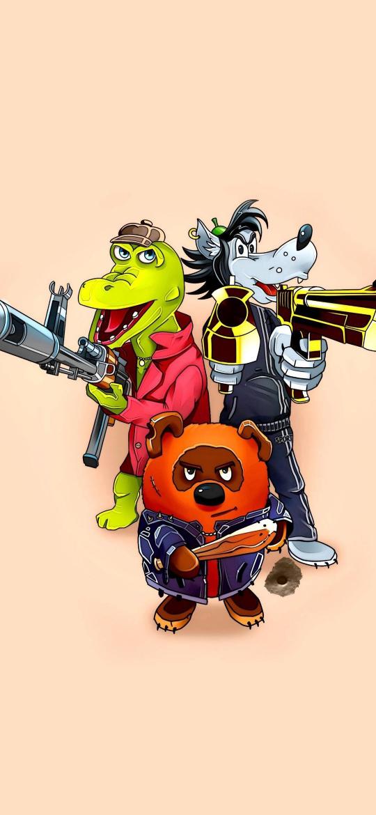 Cartoon Gangster Squad