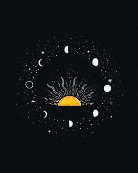 Celestial Sun and Moon