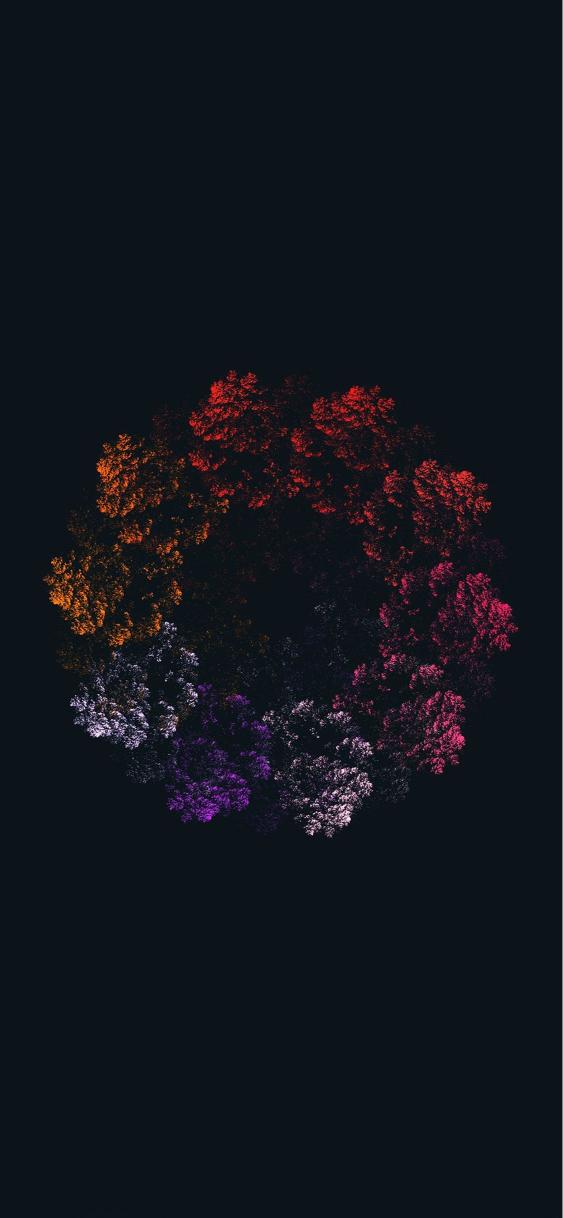 Chromatic Fractal Ring - Related Dark Wallpapers wallpaper