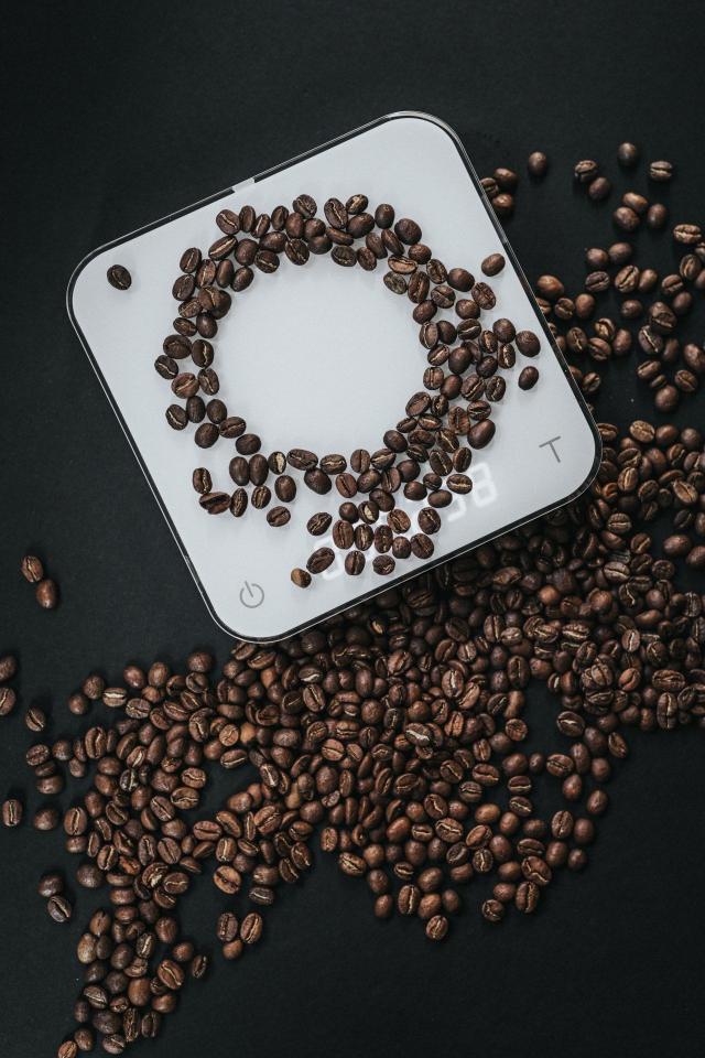 Coffee Beans on Scale