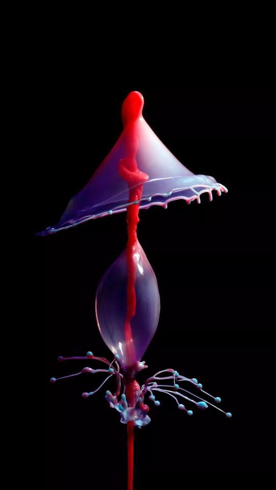 Colorful Liquid Collision Art - Related 4K Wallpapers wallpaper