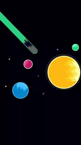 Colorful Space Illustration - Related Dark Wallpapers wallpaper