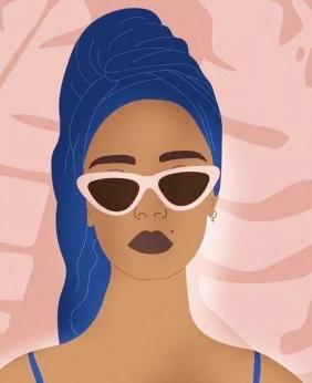 Cool Girl Illustration - Related Ghetto Wallpapers wallpaper