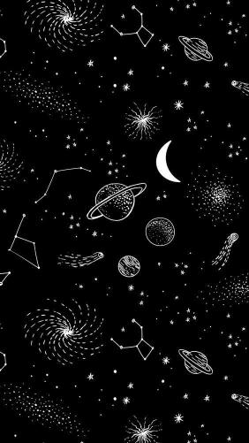 Cosmic Black and White - Related Dark Wallpapers wallpaper