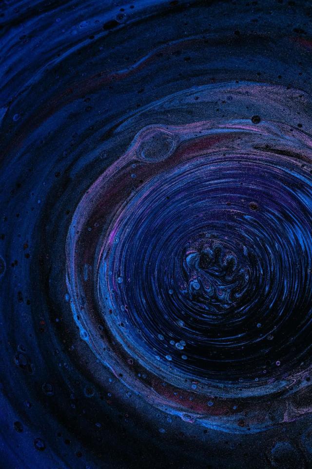 Cosmic Blue Vortex - Related Dark Wallpapers wallpaper