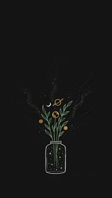 Cosmic Floral Arrangement