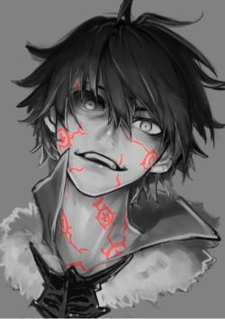Cursed Anime Character Portrait - Related Anime Wallpapers wallpaper