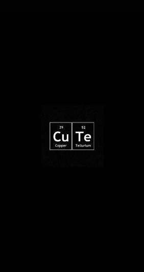Cute Chemistry Elements - Related Dark Wallpapers wallpaper