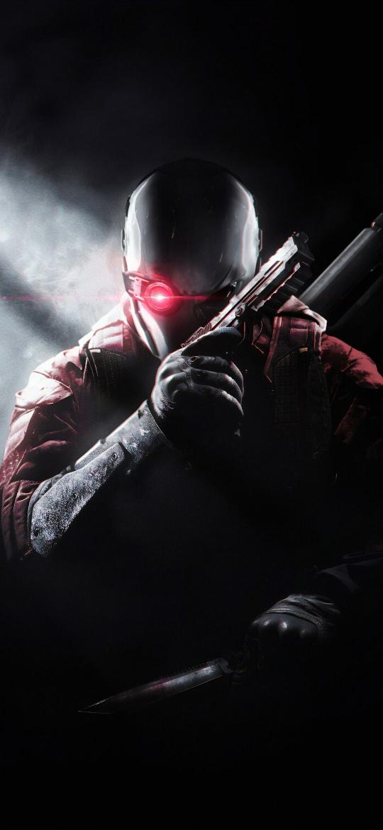 Cyberpunk Assassin Portrait - Related Dark Wallpapers wallpaper