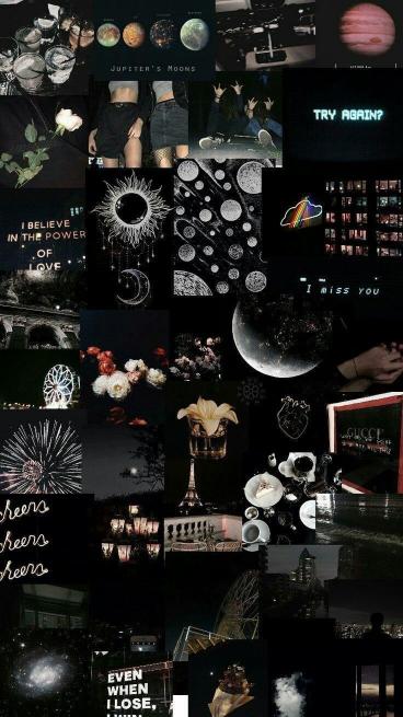 Dark Aesthetic Collage