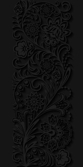 Dark Floral Ornament - Related Dark Wallpapers wallpaper