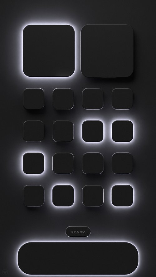 Dark Glow App Mockup