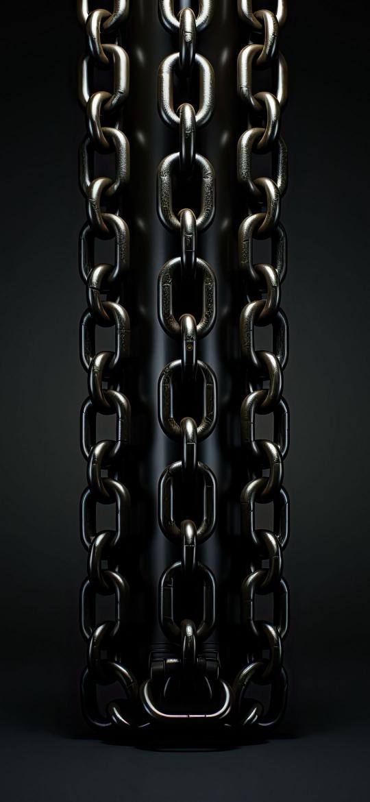 Dark Metallic Chain Links - Related Dark Wallpapers wallpaper