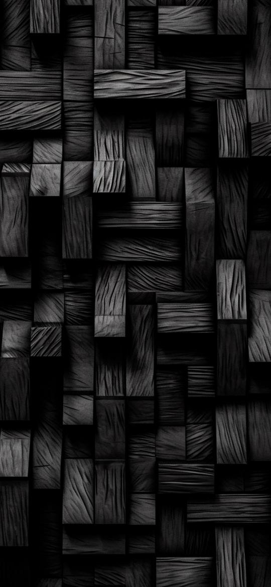 Dark Textured Wood Blocks - Related Anime Wallpapers wallpaper