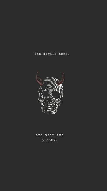 Devil Skull Dark Art