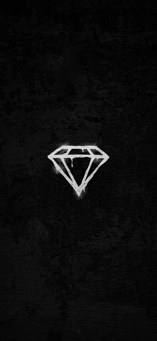 Diamond Graffiti on Black - Related Ghetto Wallpapers wallpaper