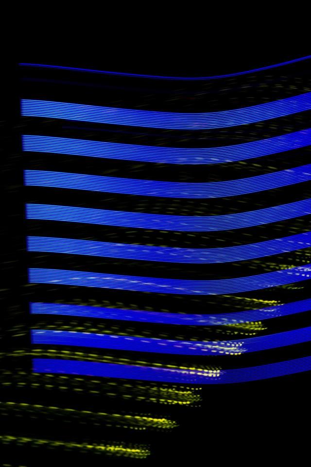 Electric Blue Light Trails - Related 4K Wallpapers wallpaper