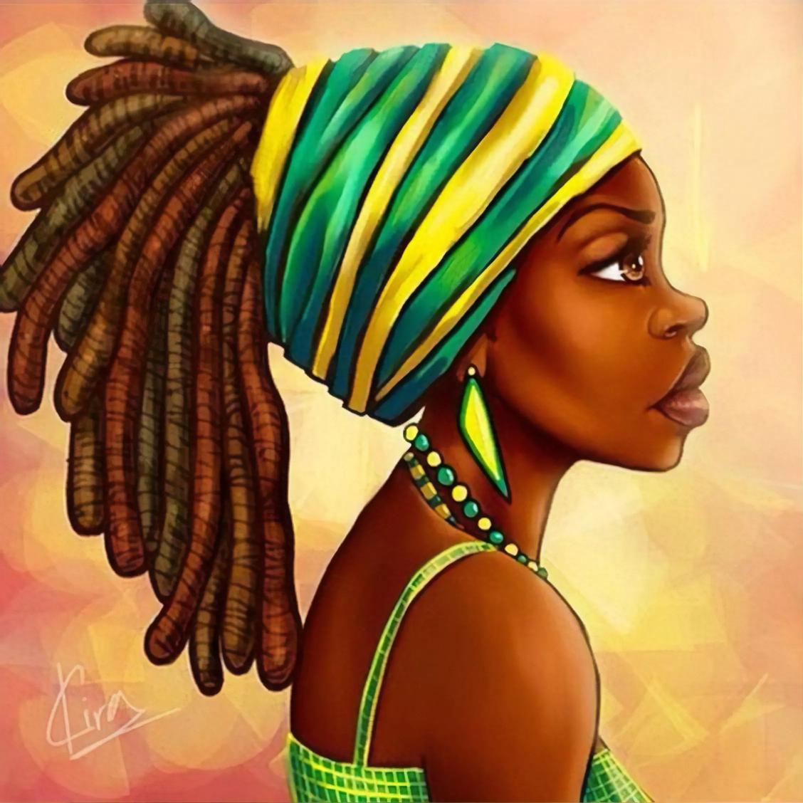 Elegant Dreadlocks Portrait - Related Dark Wallpapers wallpaper