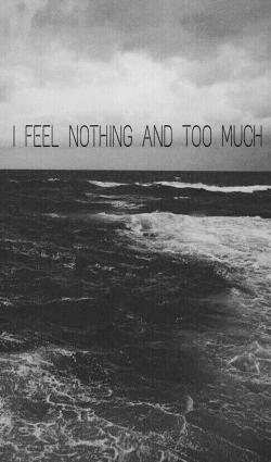 Emotional Ocean Black and White