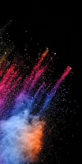Exploding Color Dust - Related Dark Wallpapers wallpaper