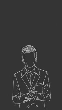 Faceless Suit Outline
