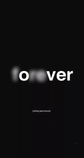 Forever Ephemeral Text - Related 4K Wallpapers wallpaper