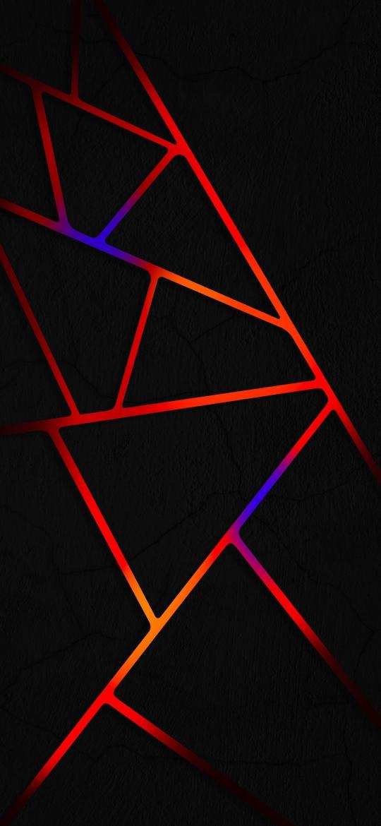 Geometric Gradient Lines - Related Dark Wallpapers wallpaper