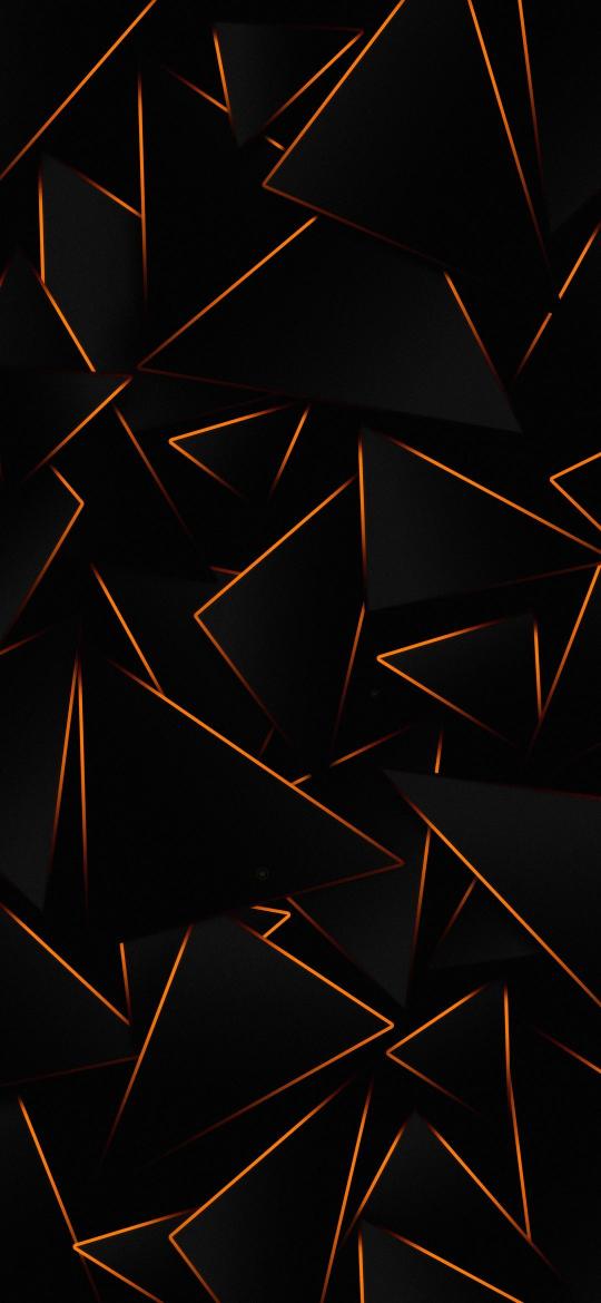 Geometric Orange Triangles