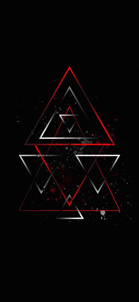 Geometric Triangle Abstract - Related Dark Wallpapers wallpaper
