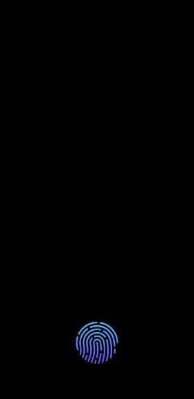 Glowing Fingerprint on Black - Related Dark Wallpapers wallpaper