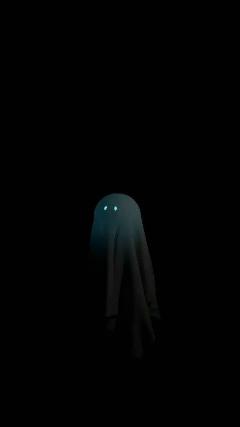Glowing Ghost in the Dark - Related Dark Wallpapers wallpaper