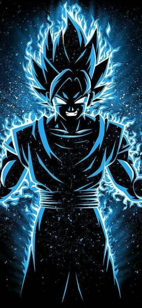 Goku Blue Energy Aura - Related Anime Wallpapers wallpaper
