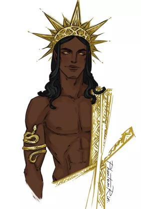 Golden Crowned Deity