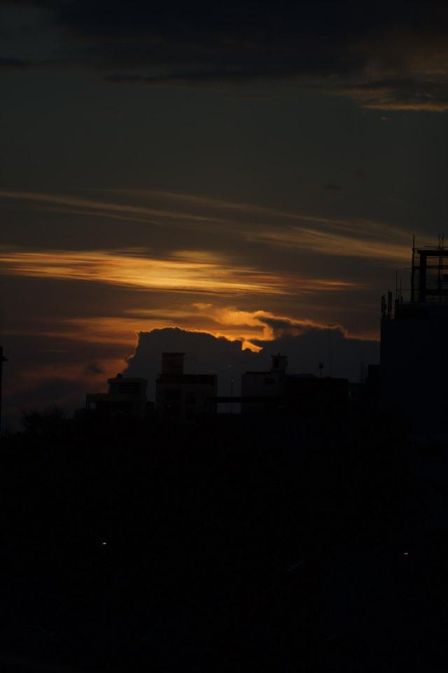 Golden Hour Cityscape Silhouette - Related StockWalls wallpaper