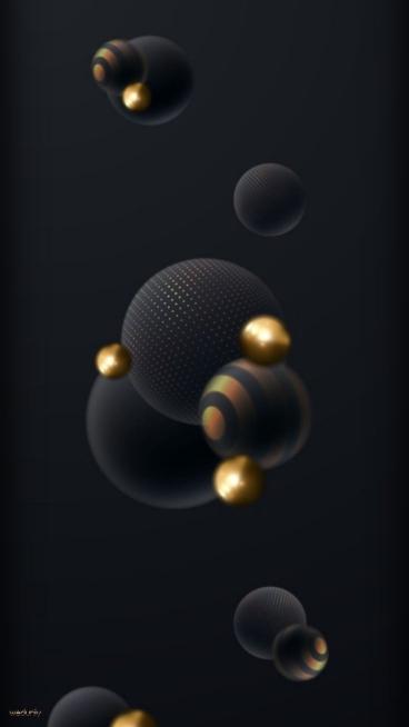 Golden Sphere Abstract - Related Dark Wallpapers wallpaper