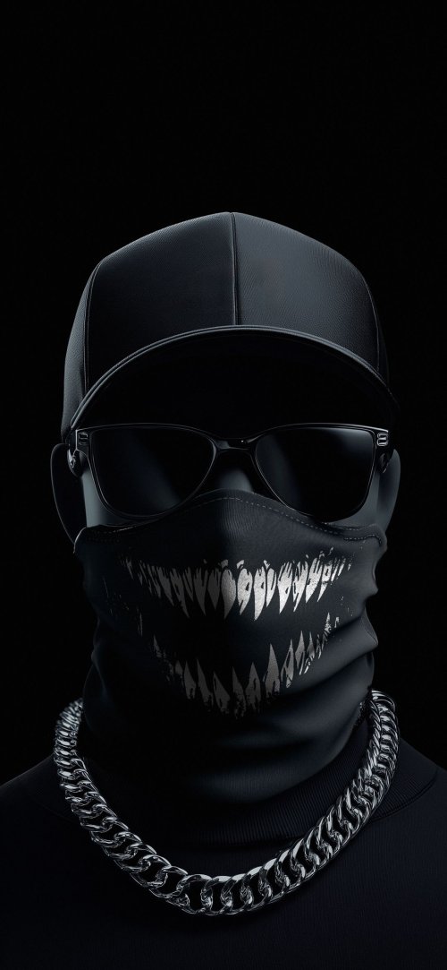 Gothic Grin Portrait - Dark Wallpapers Wallpaper