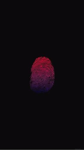 Gradient Fingerprint on Black - Related 4K Wallpapers wallpaper