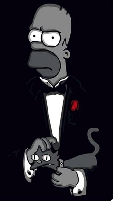 Homer Simpson Godfather