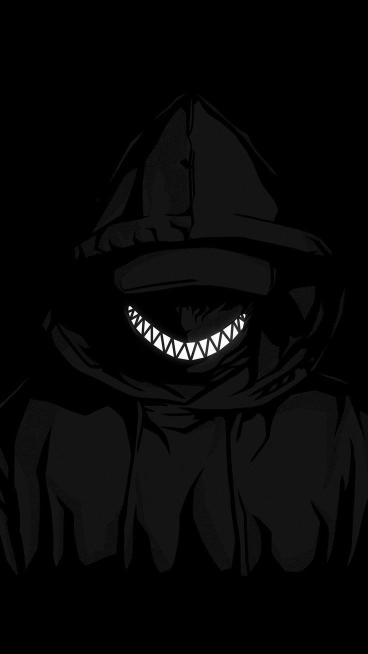 Hooded Grin of Darkness - Related Dark Wallpapers wallpaper