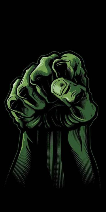 Hulk's Fist Pointing