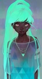Luminous Girl Portrait - Related Anime Wallpapers wallpaper