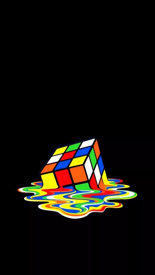 Melting Rubik's Cube Art - Related 4K Wallpapers wallpaper
