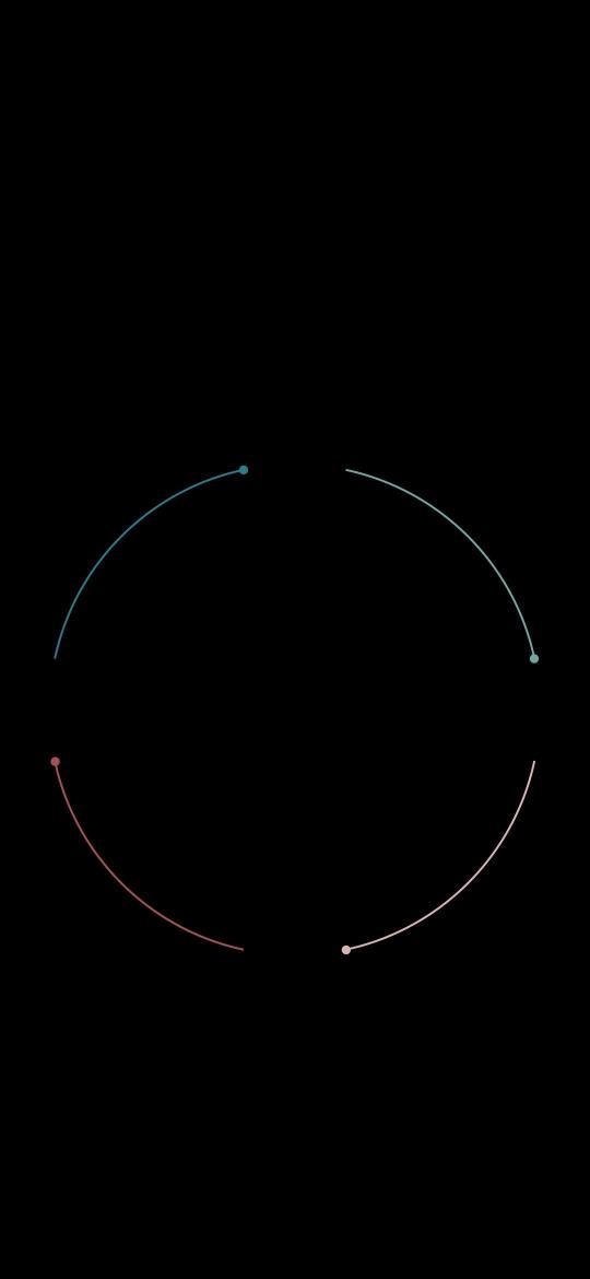 Minimalist Circle Segments - Related Dark Wallpapers wallpaper