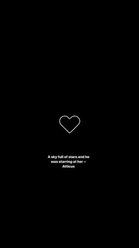 Minimalist Heart and Quote - Related Dark Wallpapers wallpaper