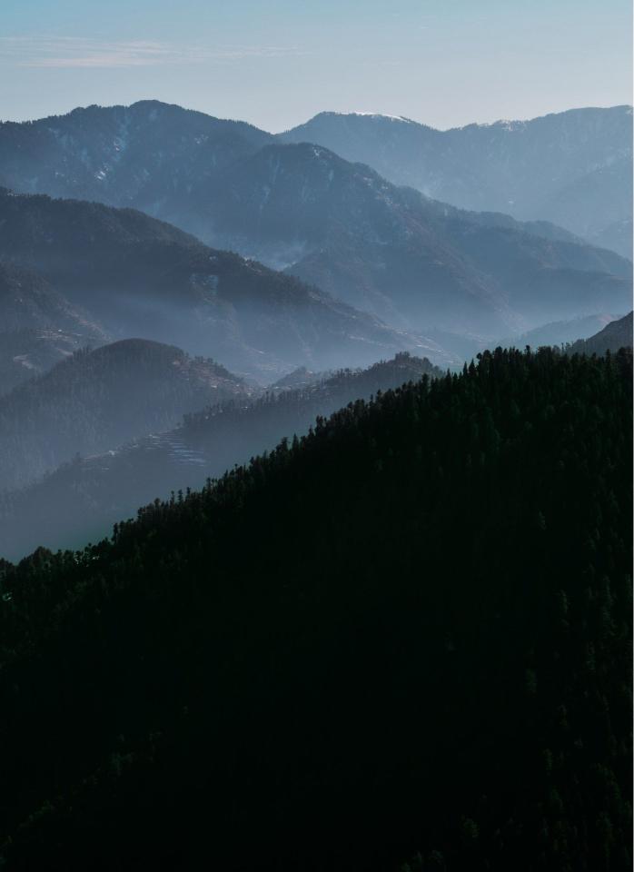 Misty Mountain Range