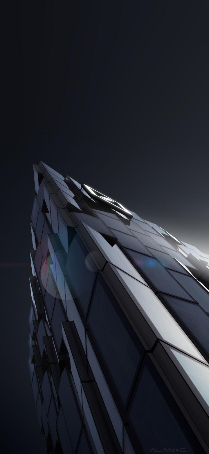 Modern Building Facade - Related Dark Wallpapers wallpaper