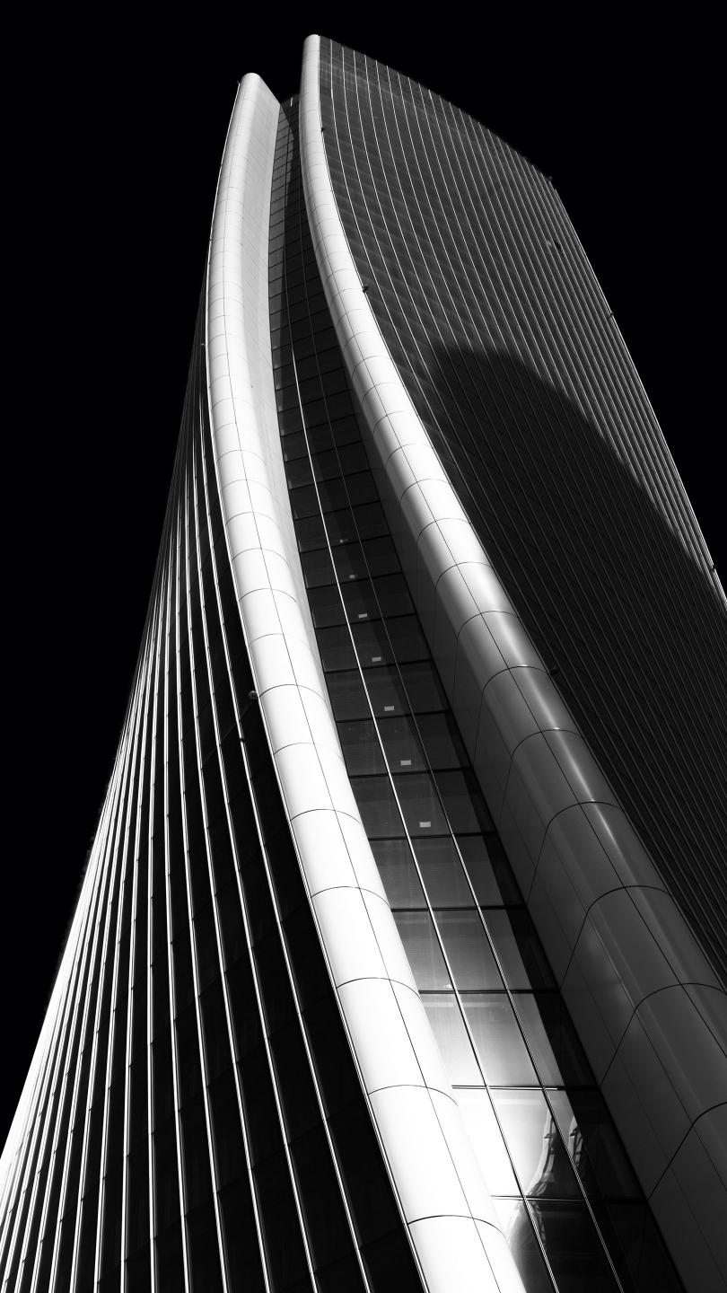 Modern Skyscraper Black and White - Related Dark Wallpapers wallpaper