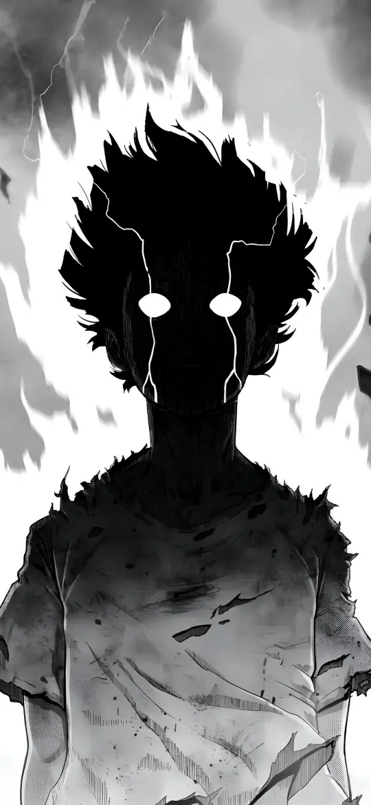 Monochrome Anime Power Surge - Related Anime Wallpapers wallpaper